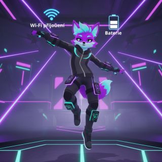 Pohyb ve VR. Bez hranic, bez kabelů. Jak vypadá skutečně plynulé sledování pohybu? Stačí Wi-Fi, SlimeVR trackery a jste...