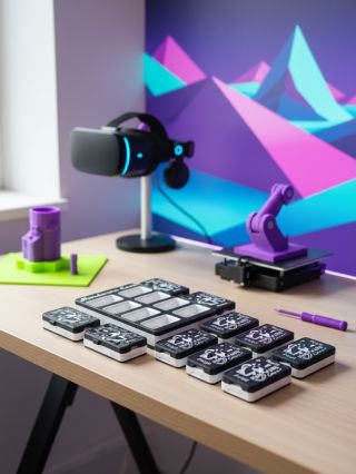 CZ: Stejné trackery. Úplně jiný vibe. 🎨✨ Tahle sada SlimeVR vznikla na přání zákazníka – barvy sladěné s jeho setupem,...